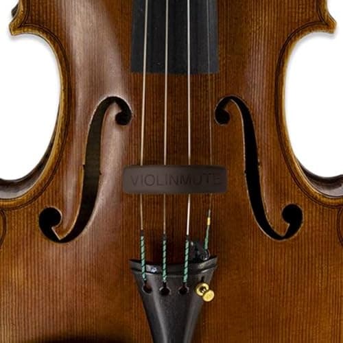 Rubber Violin Practice Mute, Claw Style & Round Tourte Style Mute for Violin, Practice Silencer Viola Violin Mute thumbnail 4