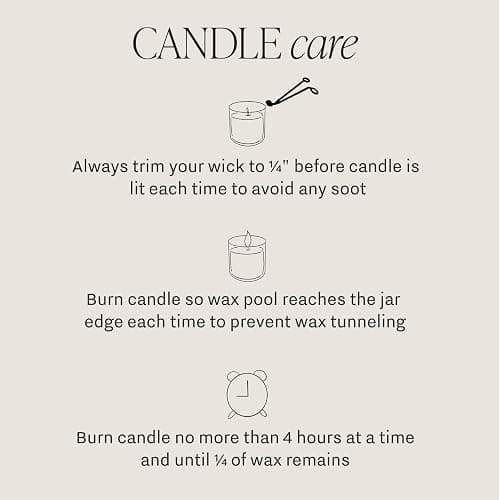 Sweet Water Decor Salt and Sea Patterned Candle – Soy Candles with Sea Salt, Citrus, Musk, Amber Aroma– 40 Hour Burn – 9oz Clear Glass Jar – Ocean Summer Candles for Home Decor thumbnail 8