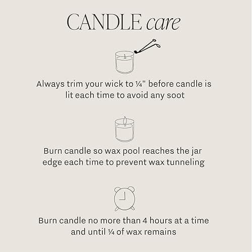Sweet Water Decor Salt and Sea Candle - Sea Salt, Citrus, Amber, Musk, Beach Scented Soy Candles for Home - Coastal Decor for Beach Lovers - 9oz Clear Jar, 40 Hour Burn Time, Made in The USA - Salt and Sea - Script Label Clear Jar thumbnail 8