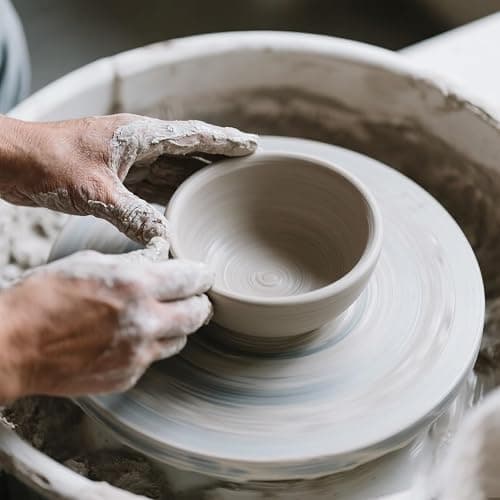 White Matcha Bowl with Spout - Ceramic Chawan Matcha Bowl for Whisking Matcha -Traditional Japanese Macha Bowl Handmade thumbnail 4