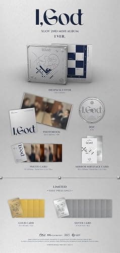 XLOV I, GOD 2nd Mini Album I GOD 4 VER SET (I + G + O + D 4 VER SET) thumbnail 4