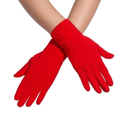 ALVOGIMOR Men Women Wrist Length Spandex Stretch Gloves,Wedding Party Christmas Costume Party Dance Gloves - Image 1