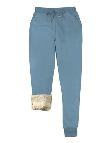 Yeokou Women's Warm Sherpa Lined Athletic Sweatpants Jogger Fleece Pants - Image 1