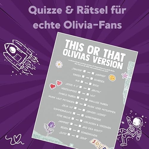 Das Olivia Rodrigo Kreativbuch: Art is a bad idea, right? Mit Kreativideen, Rätseln und Ausmalbildern thumbnail 7