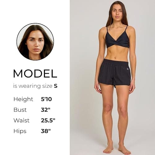 Champion Board Shorts for Women Swim Bottoms - 3" Inseam Quick Dry Swimming Shorts, Bathing Trunks for Beach, UPF 50+ thumbnail 5