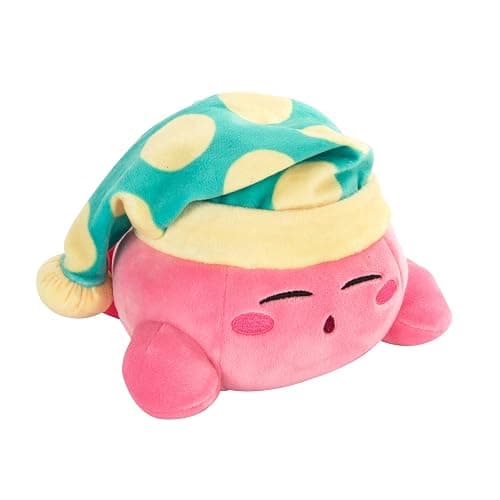 Club Mocchi Mocchi- Kirby Plush - Sleeping Kirby Plushie - Squishy Toys - Collectible and Cute Stuffed Animals - Gaming Gifts and Game Room Decor - Video Game Collectibles - 6 Inch thumbnail 5