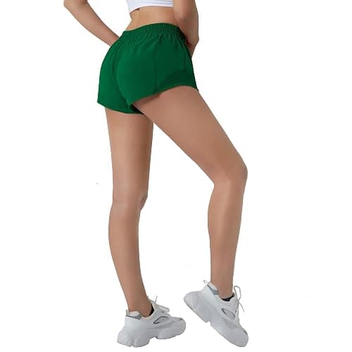 Aurefin Running Shorts for Women,Quick Dry Athletic Sports Shorts Lightweight Active Workout Gym Shorts with Zip Pocket thumbnail 5