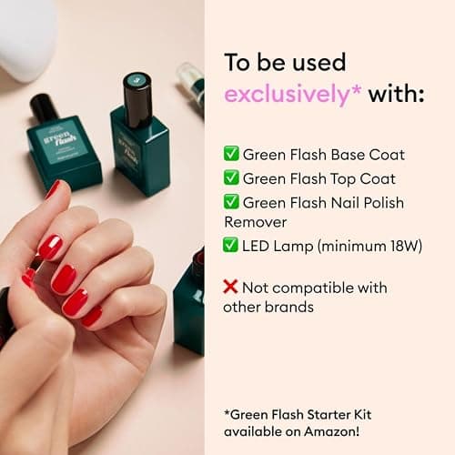 Manucurist • Green Flash LED Gel Nail Polish • Vegan • 12-Free, Plant-Based (61%) Gel Polish • Made in France • 0.5 fl oz (HORTENCIA) thumbnail 5
