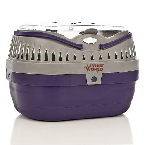 Living World 60887 Pet Carrier, Purple/Grey, Small - Image 1