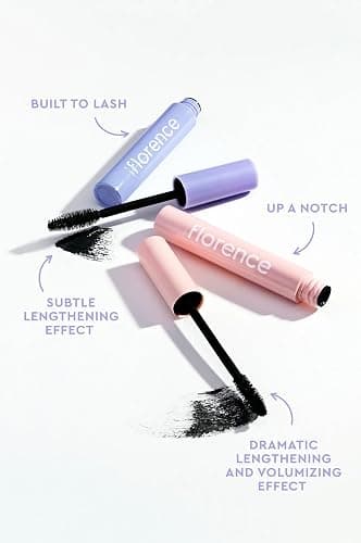 florence by mills Built to Lash Mascara, Black, 0.3 oz / 9 mL thumbnail 6