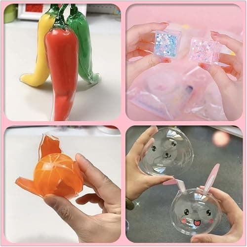 6 Colors Nano Tape Bubble Kit for Kids, Squishy Maker Making Kit, Make Your Own Nano Tape Bubble Kit, Nano Tape Bubbles, Perfect for Boys and Girls Aged 6+ thumbnail 4