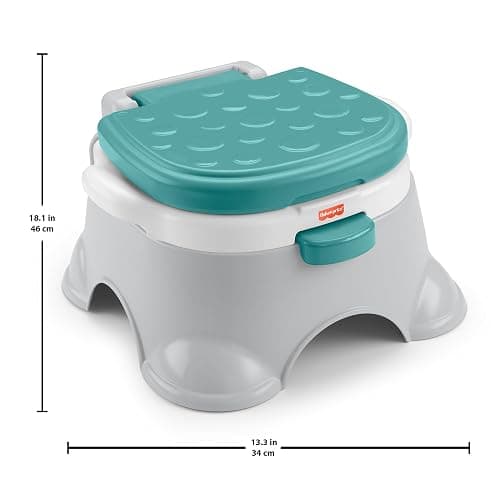 Fisher-Price™ 3-in-1 Toddler Toilet Training Potty Chair and Step Stool, with Removable Toilet Ring thumbnail 3