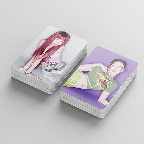 efoot Twice Photocards 2025 New Lomo Cards,Twice Cards for Gift and Fans Collection (55PCS-Blue) thumbnail 5