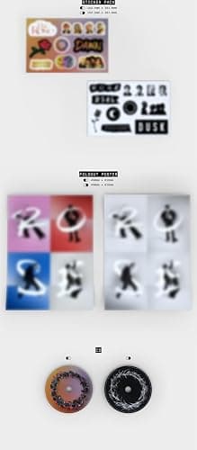 The Rose DUAL 2nd Album CD+Photobook+Photocard+Sticker pack+Trackin Sealed Kim Woosung (Deluxe Box SET(DAWN+DUSK)) thumbnail 4