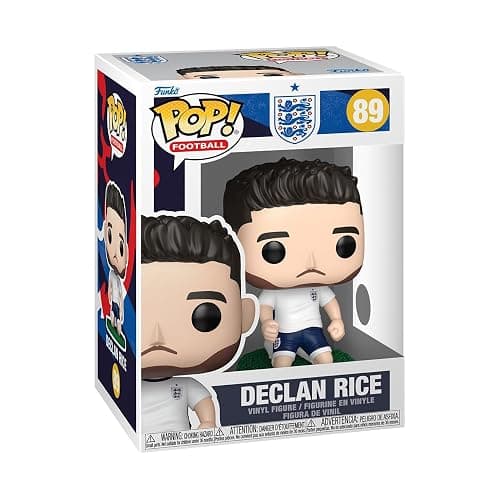 Funko POP! Football: England - Declan Rice | Official Merch - Collectable Vinyl Figurine for Shelf Display - Birthday Gift Idea for Fans and Collectors - Image 1