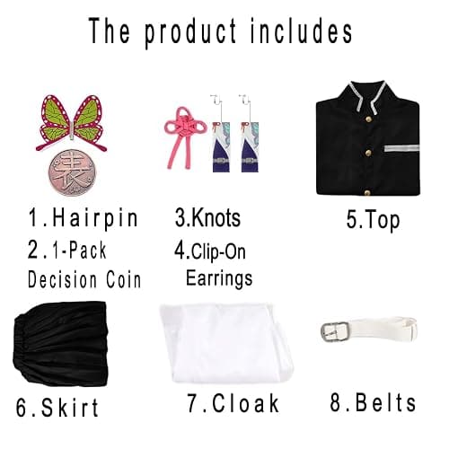 CHENYIZDQ Tsuyuri Kanao Cosplay Costume Flower Breathing Kimono Full Set for Women Plus Size Halloween Party Anime Outfit thumbnail 5