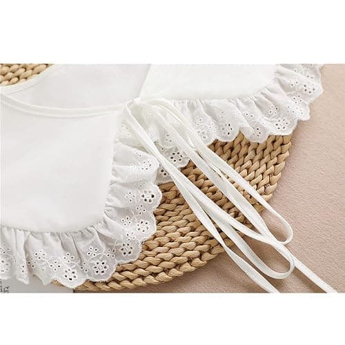 YEKEYI Detachable False Collar Embroidery Neck Ruff Mini Cape Dickey Collar for Women Girls thumbnail 6