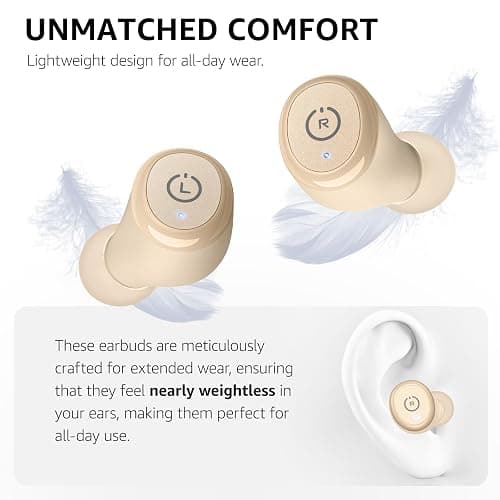 TOZO T10 Wireless Earbuds Bluetooth 5.3 Headphones, App Customize EQ, Ergonomic Design, 55H Playtime, Wireless Charging Case, IPX8 Waterproof Sound in-Ear Headset, New Version thumbnail 5