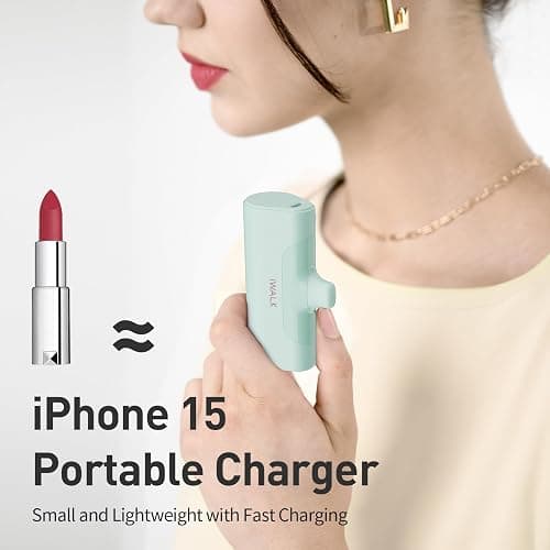 iWALK Portable Charger for iPhone 17/16/15 USB-C Small Power Bank 20W 4,500mAh Fast Charging Battery Pack Compatible with iPhone 15/16/17 Plus/17 Pro/17 Pro Max, Samsung Galaxy S25/S24/S23 Android thumbnail 4
