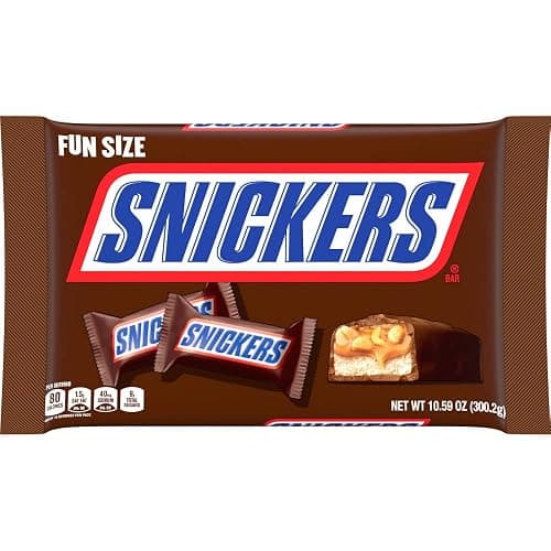 SNICKERS Original Chocolate Candy Bars, Fun Size, 10.59oz Bag thumbnail 4