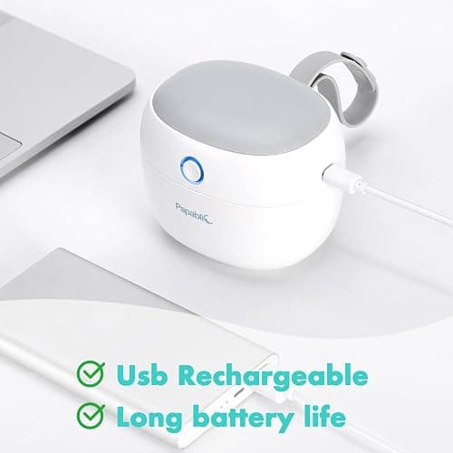 Papablic Portable Pacifier Sanitizer, UV Light Sanitizer Case On The Go for Baby Health, USB Rechargeable Mini Travel Sanitizer Box, 99.99% Cleaned in 59 Seconds thumbnail 6