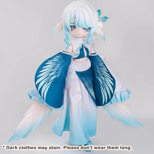 BEEMAI Luluya Cloud Feather Pavilion Series Single Box (Contains 1 Figure), 1/8 BJD Blind Box Cute Figures Collectibles Birthday Gift thumbnail 4