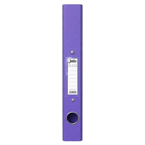 Jotie A4 Ring Binder Folder, Durable 2 Ring A4 Binder for Files & Documents, 40mm Spine, 250 Sheet Capacity, Thumb Hole & Spine Label, Office School File Storage, Purple, Pack of 1 thumbnail 7