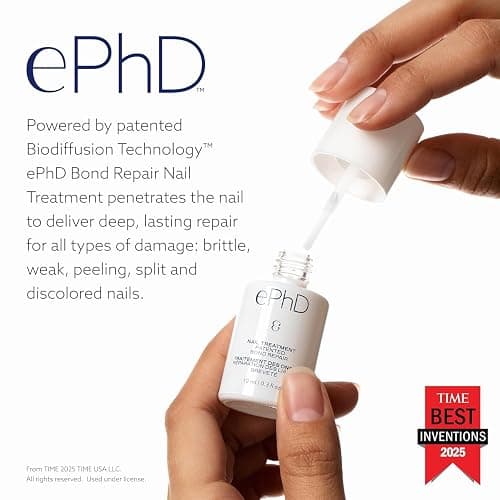 ePhD Bond Repair Nail Treatment, Nail Repair that Strengthens, Restores & Rebuilds Brittle Nails, Strengthens from Within, Formula for Damaged, or Post-Gel Nails, Use Alone or as a Polish Base thumbnail 2