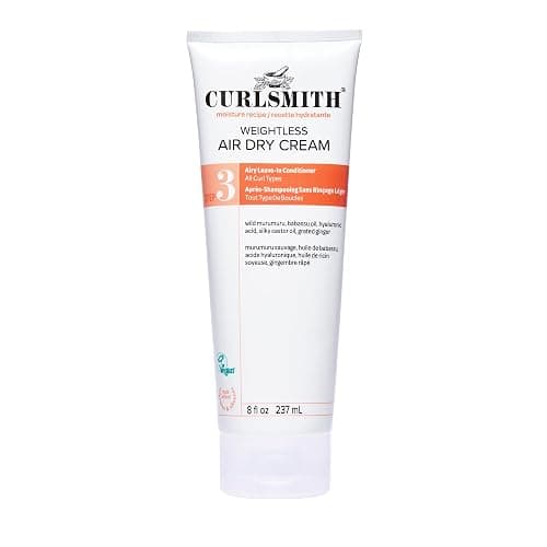 CURLSMITH Weightless Air Cream - Air Dry Curl Cream, Hydrating and Detangling, Best Leave-In for Dry Curly Hair, For All Curl Types, Vegan & Cruelty Free - Image 1