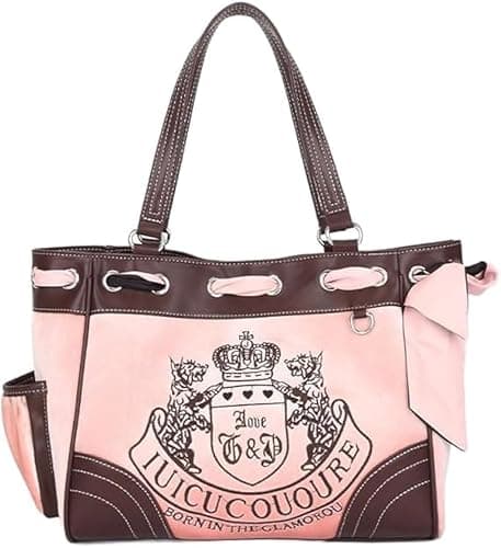 Y2K Women Vintage Retro Chic Embroidery Velvet Shoulder Bag Large Capacity E-girls Tote Bags Shopping Handbags - Image 1