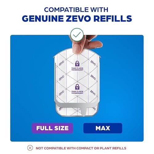 Zevo Flying Insect Trap & Cartridge - Plug in Fly Trap & Indoor Bug Catcher for Gnats, House & Fruit Flies - Mess-Free - Use in Any Room - Uses Blue & UV Light (1 Plug in Device & 1 Cartridge) thumbnail 8