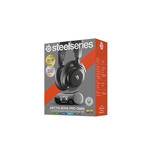 SteelSeries Arctis Nova Pro Omni - Cuffie wireless Hi-Res, 96kHz/24bit, ANC, Mic ClearCast Pro, Filtro antirumore IA, App mobile, Mix 2,4GHz + BT, OmniPlay PC+PlayStation+Xbox - Grafite thumbnail 21