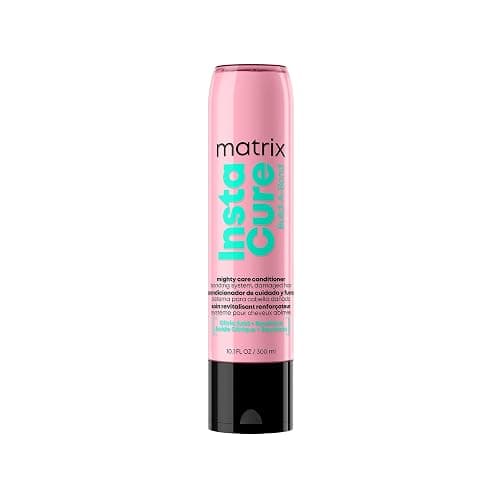 MATRIX Instacure Build-A-Bond Mighty Care Conditioner - Bond Repair For Very Damaged Hair, Strengthens, Smooths & Softens with Citric Acid & Squalane, Detangles & Adds Shine, Sulfate & Paraben-Free - Image 1