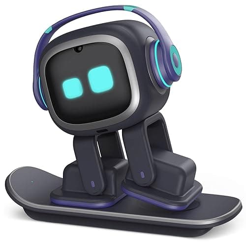 EMOPET AI Desk Robot Companion - ChatGPT Enabled with Voice Commands & Dancing, Interactive AI Robot Pet with Personality, for Adults and Kids - Image 1