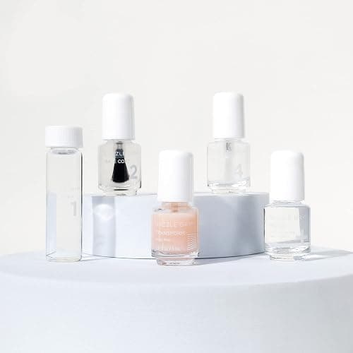 Dazzle Dry Complete Starter Mini Kit | Step 1 - Nail Prep, Step 2 - Base Coat, Step 4 - Top Coat, Transform - Ridge Filler & Revive - Polish & Top Coat Thinner. thumbnail 3