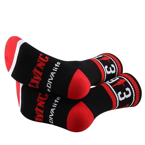 JXGZSO 2 Pairs Sorority Socks - Sister Gift: Living the Diva Life thumbnail 4
