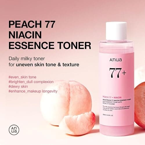 Anua Peach 77 Niacin Essence Toner 250ml / Brightening Toner for Face, Niacinamide, Panthenol, Ceramides, Facial Toner for Glass Skin, Korean Skin Care (8.45 fl.oz.) thumbnail 3