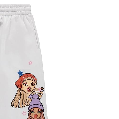 Bratz Ladies Original Dolls Joggers - Yasmin, Cloe, Jade, and Sasha Varsity Athletic Jogger Sweatpants Multi Print Sweatpants thumbnail 2