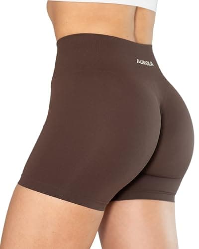 AUROLA Dream Collection Women Workout Shorts High Waist Gym Shorts, Scrunch Butt Seamless Athletic Shorts thumbnail 4