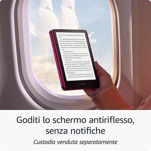 Amazon Kindle Paperwhite (Ultimo modello) - Il nostro Kindle più veloce di sempre, nuovo schermo antiriflesso, la batteria dura settimane - 16 GB - Senza pubblicità - Nero thumbnail 4