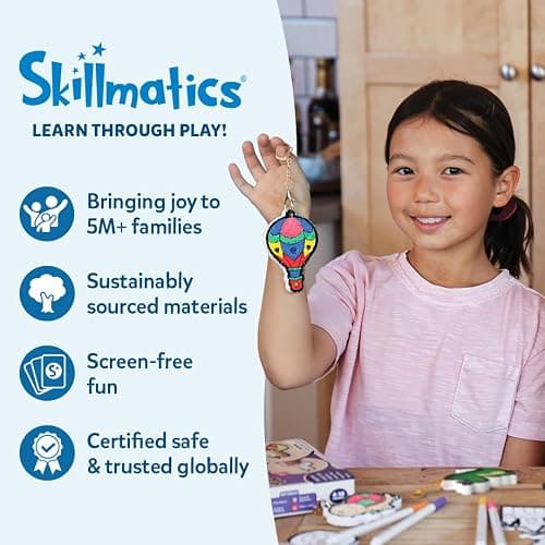 Skillmatics Poke-in Art – Disney Princesses, Wood Craft Kit, Gift for Kids | DIY Mess-Free Fun, Cinderella, Ariel Fine Motor Skills, Screen-Free, Travel Activity, Girls & Boys Ages 4, 5, 6, 7, 8, 9 thumbnail 9
