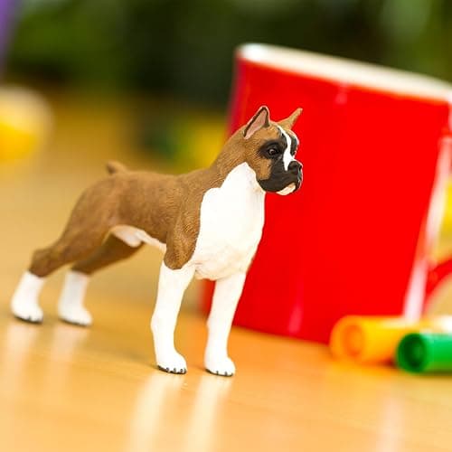 Safari Ltd. Boxer Figurine - Detailed 4" Plastic Model Figure - Fun Educational Play Toy for Boys, Girls & Kids Ages 3+ thumbnail 2