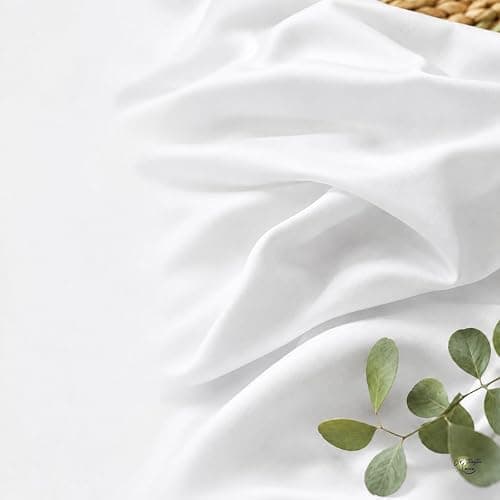 Cottington Lane Twin XL Dorm Bed Skirt 32 Inch Drop, Extended Ruffled College Dorm Bed Skirt, Wrap Around Dust Ruffle, Premium Brushed Microfiber Extra Long Bed Skirt for Twin XL Dorm Beds, White thumbnail 8