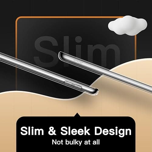 JETech Case for iPad 9.7-Inch (6th/5th Generation, 2018/2017), Soft TPU Transparent Slim Shockproof Tablet Cover (Clear) thumbnail 4