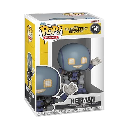 Funko POP! Movies: Electric State - Herman | Official Sci-Fi Merch - Collectable Vinyl Figurine for Shelf Display - Birthday Gift Idea for Fans and Collectors - Image 1