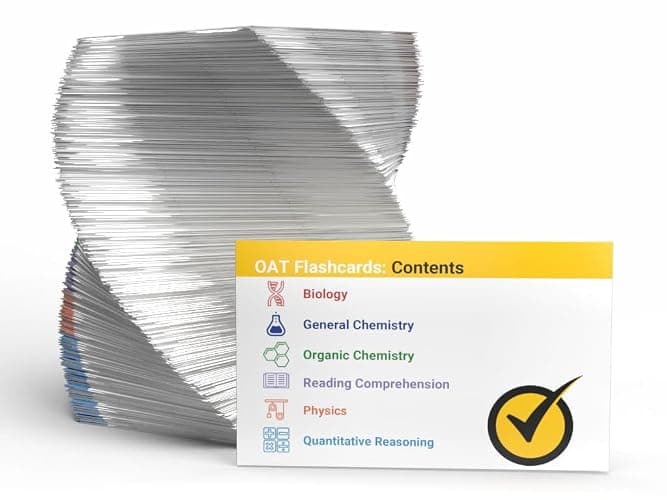 OAT Exam Study Cards: OAT Test Prep 2026-2027 and Practice for the Optometry Admission Test [Full Color Cards] thumbnail 6
