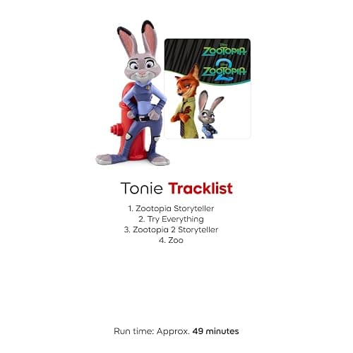 Tonies Judy Hopps Audio Toy Figurine from Disney's Zootopia & Zootopia 2 thumbnail 6
