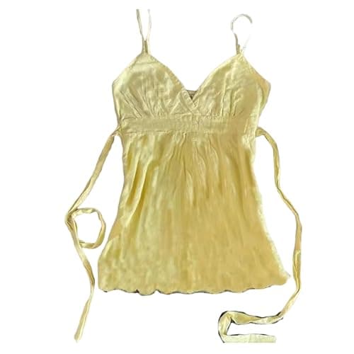 Emo Coquette Cropped Top Grunge 2000s Spaghetti Strap Tops Streetwear Vintage Camisole Y2k Cheetah Tops - Image 1