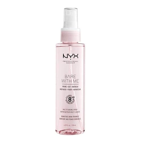 NYX PROFESSIONAL MAKEUP Bare With Me Multitasking Face Primer & Makeup Setting Spray, Hydrating Face Mist for up to 8HR Wear, Long-Lasting, Vegan Formula - Image 1