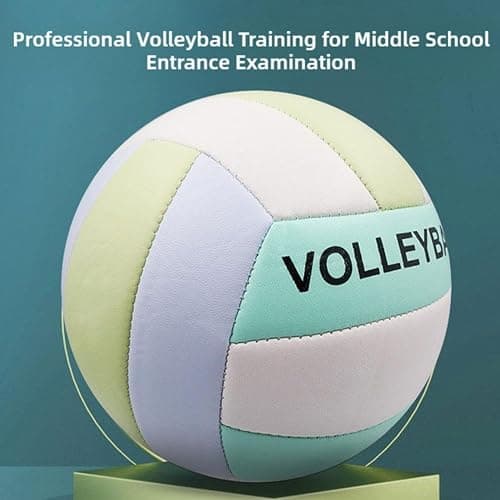 Super Softy Volleyball, Pink Volleyballs for Inside House and Yard, Official Size 5 Volleyball, Training Props for Girls, Kids, Youth Beginners Trainer thumbnail 5